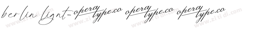 berlin lignt字体转换